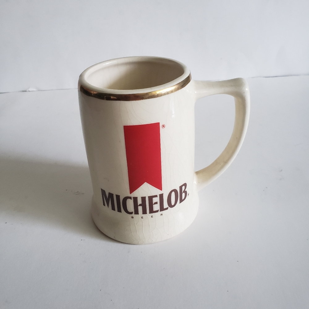 VINTAGE MICHELOB BEER MUG TANKARD - 1960's? -  Made In USA #74